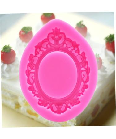 Zerodeko Gummy Moulds Picture Frames Silicone Molds Photo Frame Silicone Baking Mold Silicone Fondant Molds Silicone Cake Mold DIY Baking Molds Vintage Tool Photo Frame Fondant Mold medium Pink - Buy Online on GoSupps.com