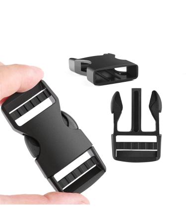 6 Pack 1" Buckle Quick Side Release Buckles Dual Adjustable No Sewing Clips Snaps Heavy Duty Plastic Replacement for Nylon Webbing Straps Backpack Fanny Pack Belt Dog Collars - Buy Online on GoSupps.com