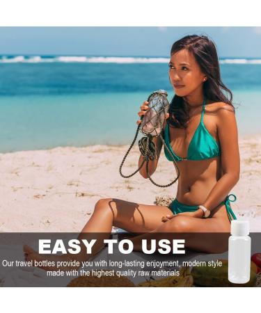 Tomedeks Travel Bottles Set - 18 PCS Airline-Approved Toiletries Container for Cosmetics & Makeup - Perfect for Travel - Buy Online on GoSupps.com