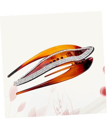 Hair Clip Headband Women Rhinestone Headwear 2 Pcs Hair Clips Women Hair Clip Woman Hairpin - Buy Online on GoSupps.com