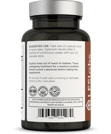 LES Labs Hair Health Hair Growth & Nails Supplement Improved Thickness Strength & Fullness Keratin Biotin Pumpkin Seed & MSM 60 Capsules 60 Count (Pack of 1) - Buy Online on GoSupps.com