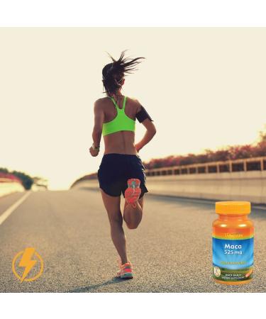 Thompson Maca 525mg - 60 Vegetarian Capsules for Energy & Vitality - Buy Online on GoSupps.com