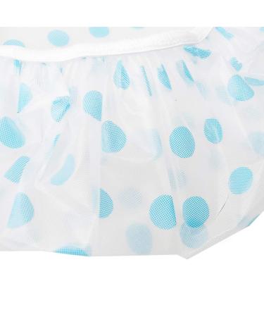 3 Pcs Waterproof Shower Caps - Reusable Plastic Bath Caps for Women | Elastic Band Hair Protection - Buy Online on GoSupps.com
