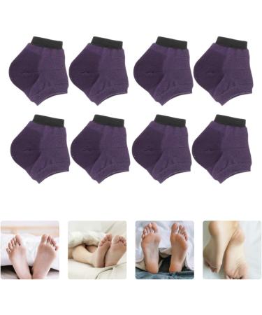 5 Pairs Moisturizing Heel Socks | Soft Silicone Spa Foot Bath Socks | Hydrating Gel Lotion Socks - Perfect for Foot Care & Comfort - Buy Online on GoSupps.com
