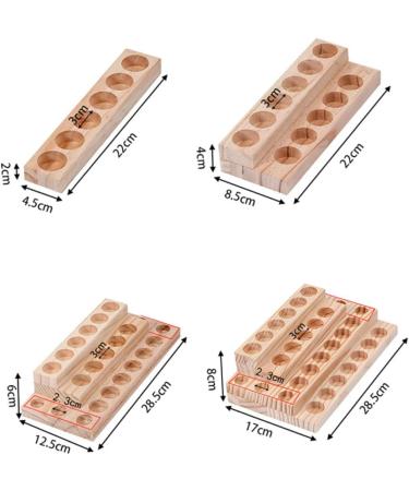  FRCOLOR FRCOLOR Nail Polish Organizer Makeup Tray Nail Polish Holder Organizer Case Solid Wood Shelf Essential Oil Box Bamboo Essential Oil - Buy Online on GoSupps.com