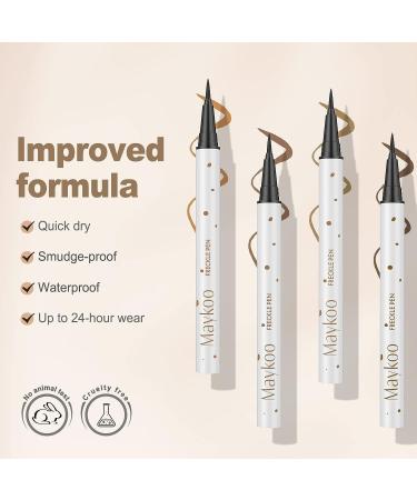 Natural Freckle Pen Set - Waterproof, Long Lasting, Quick Dry - Achieve Sun-kissed Makeup Look - Buy Online on GoSupps.com