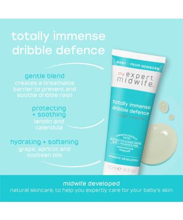 My Expert Midwife Newborn Baby Mega Mild Skin Saviours Kit | Clean Natural Ingredients | Suitable for Sensitive Skin + Fragrance Free | Set of 3 with Baby Nappy Cream Skin Salve Dribble Defence Newborn Saviours Kit - Buy Online on GoSupps.com