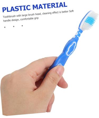 Minkissy 40-Piece Portable Toothbrush Set - Mini Soft Nylon Travel Accessories - Tooth Cleaning Tools - Blue - Perfect for International Shipping - Buy Online on GoSupps.com
