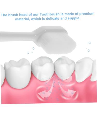 Minkissy 4-Piece Soft Travel Toothbrush Set for Kids - Extra Soft Natural Bristles with Peppermint Flavor - Ideal for Gentle Care of Children's Teeth - Buy Online on GoSupps.com
