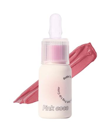 Rosixehird Lip Glow Oil - Plumping Lip Gloss - Moisturising Lip Oil - Plumping Mirror Polish - Milk Bottle Shape - Nourishing and Shiny Glass Lip Oil