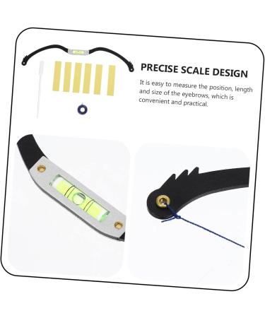 Balacoo 2 pcs Marker Measure Eyebrow Metal Mapping Premium Line Auxiliary Shaping Professional Measuring 1 count (Pack of 1) Blackx2pcs - Buy Online on GoSupps.com