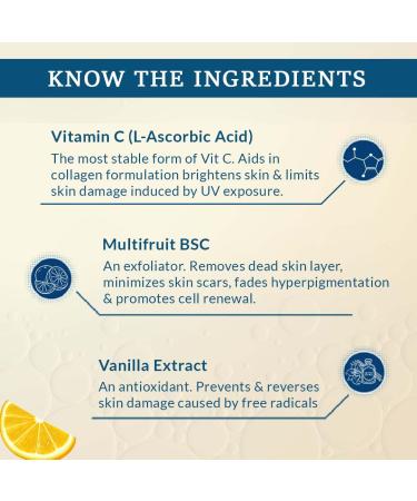 FCL 2% Vitamin C Face Wash - Gentle Exfoliating Cleanser for Brightening & Dark Spots | 200ml - Buy Online on GoSupps.com