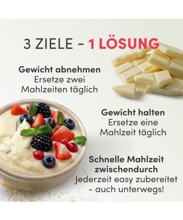 Shape Republic Semolina Porridge with White Chocolate - 14 Portions Protein-Rich 221 kcal Easy Preparation - 560g Pack - Buy Online on GoSupps.com