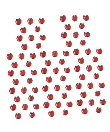 Lurrose 1600 pieces cut sound fruits bracelet make your own necklace sweets fruit panes charm bracelets pearls for bracelets fruit fruit design loose pearl earrings 1x8stk 1x0.5cmx8pcs