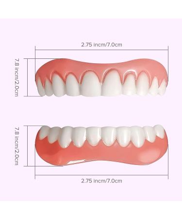 2 PCS Temporary Dental Veneers for Women and Men - Protect Teeth, Regain Confidence, Bright White Smile - Buy Online on GoSupps.com