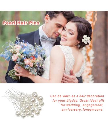 38 Pcs Wedding Pearl Hair Pins for Bride - Elegant Bridal Hair Pieces with Rhinestones - Perfect for Bridesmaid, Women, Girls - Buy Online on GoSupps.com