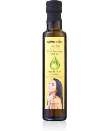 Aphrodite Extra Virgin Olive Oil: 100% Pure Rejuvenating Elixir for Hair Skin and Nails - 250ml - Buy Online on GoSupps.com