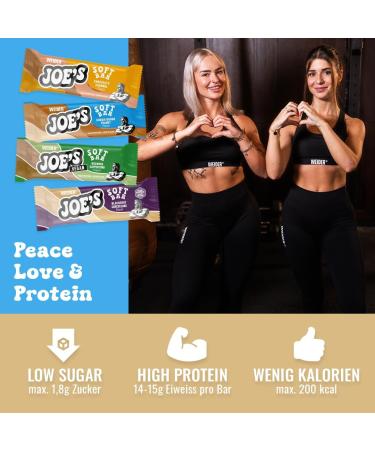 Weider Joes Soft Bar - Delicious Protein Bar with Milk Chocolate Caramel Layer & Soft Core | 12 x 50g Box - Buy Online on GoSupps.com