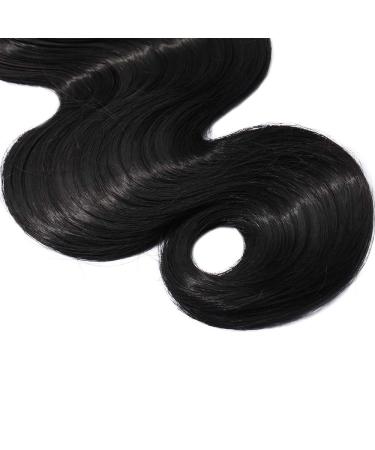 SEGO Brazilian Hair Extensions Body Wave Bundles - Natural Black 16 Inch Human Hair Weave - Buy Online on GoSupps.com