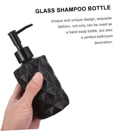 JE COMPRIS Travel Shampoo Container & Hand Soap Dispenser - Glass Liquid Pump for Travel - Eco-Friendly Press Bottle for Liquids - Buy Online on GoSupps.com