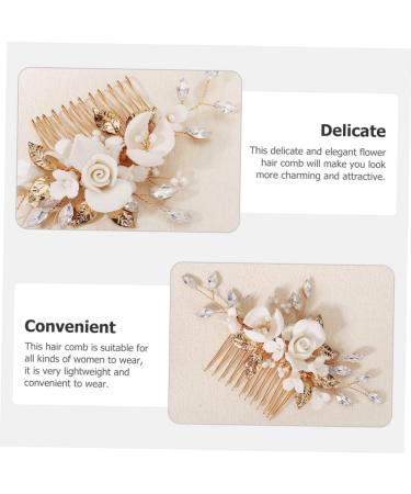KOMBIUDA Bridal Comb Bride The Photo Ceramics The Flowers - Buy Online on GoSupps.com