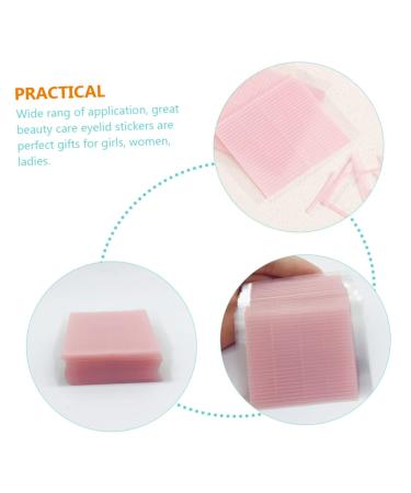 FOMIYES 12 Sheets Double Eyelid Beauty Stickers Girl Double Eyelid Sticker Eye Shaping Makeup Supplies Woman 2.8x0.2cmx2pcs Pinkx2pcs - Buy Online on GoSupps.com