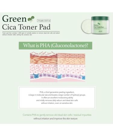 Korea Green CICA Toner Pad - 70 Pads | Hypoallergenic Facial Toner for Dry & Sensitive Skin | 123 UBuy Shop - Buy Online on GoSupps.com