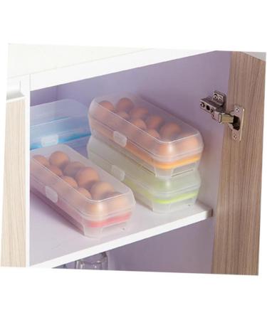 RORPOIR 2pcs 10 Eggs Storage Rack Empty Egg Cartons Fresh Egg Tray Camping Multifunction Egg Rack re-usable Green 24.5*10.5*7cm - Buy Online on GoSupps.com