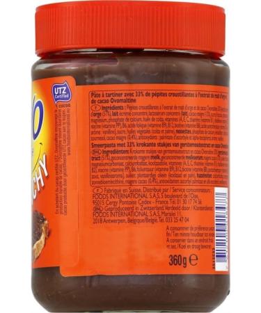 OVOMALTINE - P te Tartiner Crunchy 360G - Lot De 4 - Buy Online on GoSupps.com