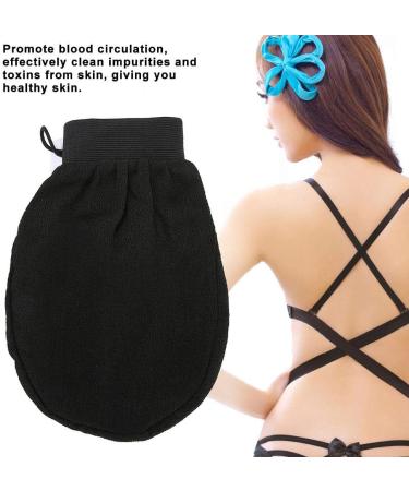 Exfoliating Bath Gloves for Soft Skin - Round Spa Scrubber for Men and Women - Buy Online on GoSupps.com