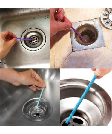 Cleaning Sticks Pipe Cleaning Sticks Decontamination Sticks Sewer/Bathtub/Sink/Kitchen Waste Toilet Cleaning Sticks (Random Color) 2pack - Buy Online on GoSupps.com
