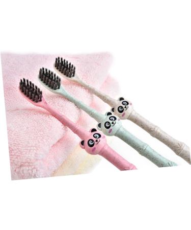 Beaupretty 3-Stick Easy to Hold Children's Toothbrush - Eco-Friendly Panda Design Perfect for Kids' Dental Care - Buy Online on GoSupps.com
