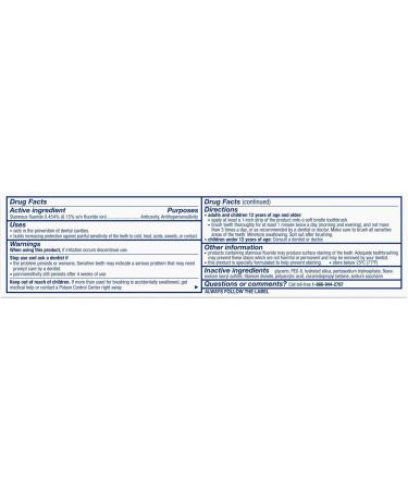 Buy Sensodyne Rapid Relief Toothpaste - Mint 3.4 oz (Pack of 4) | Sensitive Teeth & Cavity Protection - International Shipping Available - Buy Online on GoSupps.com
