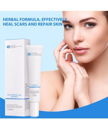 Scar Removal Ointment Gel - Herbal Cream for Old & New Scars, Stretch Marks, Surgery Injuries, Burns & Acne Treatment 1.1oz - Buy Online on GoSupps.com