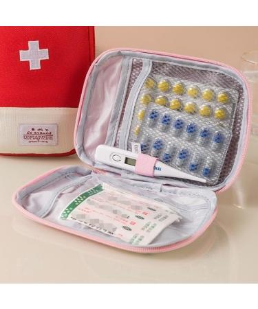 Ximimark 4 pcs Portable Pill Organizer - Stylish Compact Medicine Storage & First Aid Solution in Macaron Colors - Ideal for Travel - Buy Online on GoSupps.com