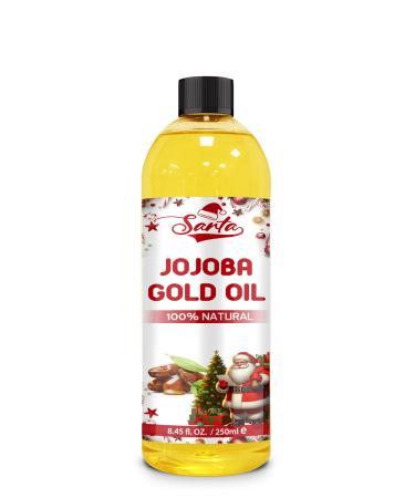 Santa 100% Pure & Undiluted Cold Pressed Castor Oil Hexane Free for Eyebrows, Nails, Beard, Hair, Eyelashes, Eyelash Growth