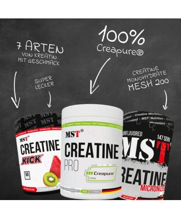 Buy Creatine Kick Powder - 7 Types of Creatine with Carbs & Citrulline | MST Nutrition Germany | Peach Ice Tea | 500g | International Shipping - Buy Online on GoSupps.com