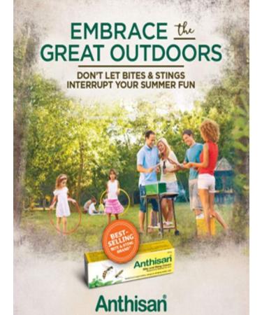 Anthisan Bite & Sting Cream 20g - Relief from Insect Bites, Stings, and Nettle Rash - Buy Online on GoSupps.com