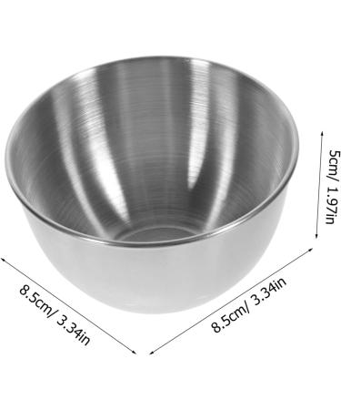 Ciieeo 30 Pcs Stainless Steel Saucer Sauce Containers Ketchup I Am Willow Tomato Paste Tomato Sauce Small Bowls Appetizer Plates Container Pudding Cups Set Salad Dressing Travel - Buy Online on GoSupps.com