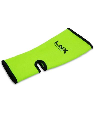 LNX Pro Fight Ankle Bandages - Ultimate Ankle Protection for Muay Thai Kickboxing & MMA | Available in SML & XL - Neon Green - Buy Online on GoSupps.com