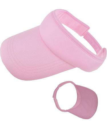 Women's and Girls' Long Brim Sun Visor Hat with Thicker Sweatband - Pink and Multiple Colors - Buy Online on GoSupps.com