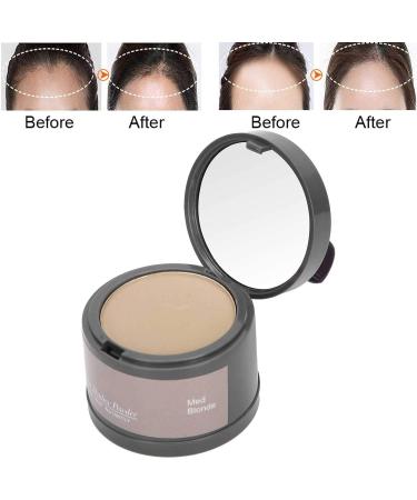 Hair Shadow Powder - Waterproof Hairline Concealer for Men & Women | Medium Golden Hair Makeup - Buy Online on GoSupps.com
