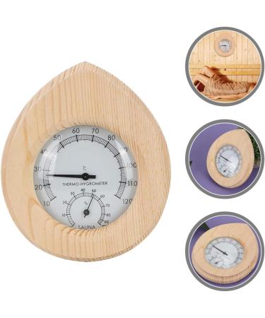 Yardwe 2-St Sauna Hygrometer - Accurate Temperature & Moisture Meter for Home Sauna Interior & Exterior Use - Buy Online on GoSupps.com
