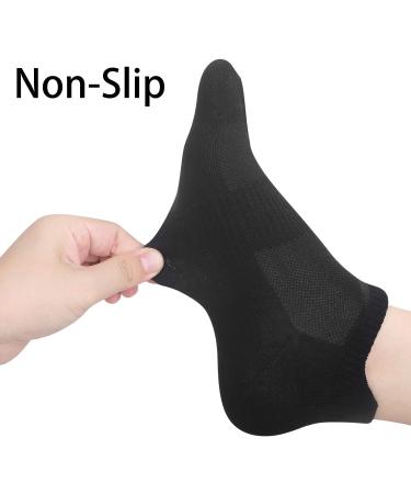 Cozi Foot Women's Ankle Socks 10 Pairs | Thin Soft Athletic Low Cut Socks with Tab | C02 Black 5-8 - Buy Online on GoSupps.com