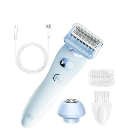 Pzuryhg Trimmer for Women Waterproof Hair Clipper for Women Personal Trimmer for Women Smooth Gliding Epilator Electric Hair Remover for Women Facial Hair Trimmer for Blue - Buy Online on GoSupps.com