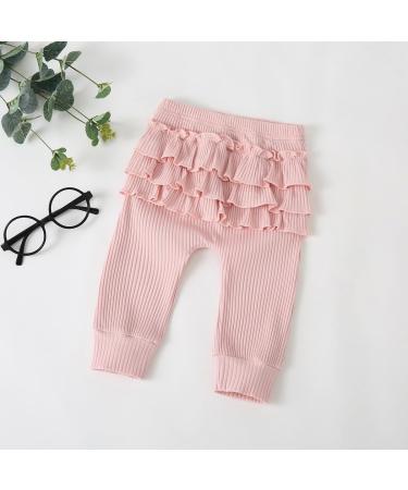 UUAISSO Baby Girls Cow Print Ruffled Long Sleeve Tops & Pants Set | Infant Clothing Outfit 12-18 Months Pink-S - Buy Online on GoSupps.com