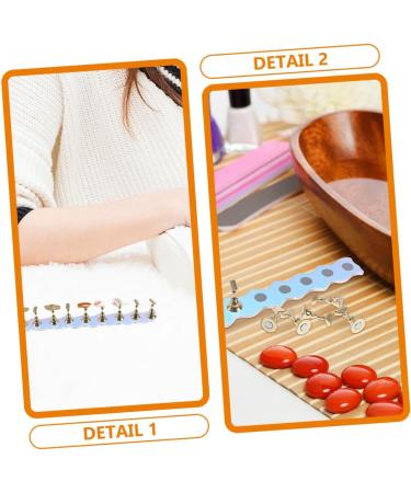 FOMIYES 2 Sets Fake Nails Nail Tools Press on False Nails Holder Nail Display Stand Nail Stands Press on Nail Holder Nail Holder for Painting Nails Base Piece Easel Metal Artificial - Buy Online on GoSupps.com