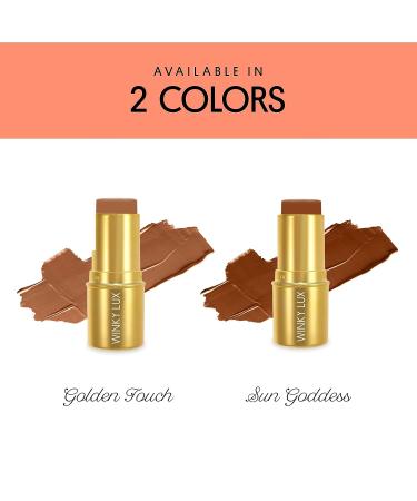 Winky Lux Bronze Age Bronzer Stick - Golden Touch Cream Contour Stick with Vitamin E and Meadowfoam Seed Oil - Buy Online on GoSupps.com
