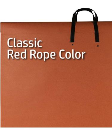 Star Products Wallet Port Whandle 220H Classic Red Rope Paper Artist Portfolio with Soft Woven Handle  20" x 26" 20" x 26" Standard Packaging - Buy Online on GoSupps.com