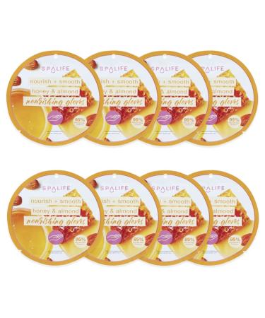 SpaLife Nourishing and Smoothing Honey & Almond Nourishing Hand Gloves 8 Pack